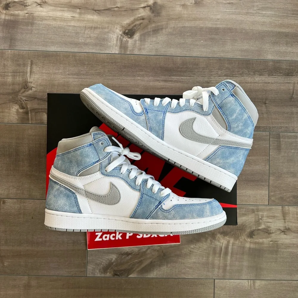 Nike Air Jordan 1 Retro High Hyper Royal Smoke Grey size 10 Men’s lightly used - Picture 3 of 7